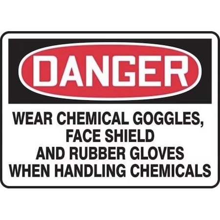 Accuform FRENCH OSHA DANGER SAFETY SIGN FRMCSP058JXL FRMCSP058JXL